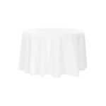 Laudlina-Ø220 valge Ümmarused laudlinad Laudlina ümmargusele lauale Ümmargune laudlina Eri mõõtmetes laudlinad rent ja müük