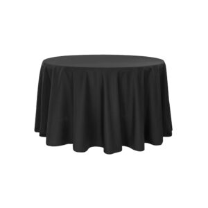 Laudlina-Ø290-must Ümmarused laudlinad Laudlina ümmargusele lauale Ümmargune laudlina Eri mõõtmetes laudlinad rent ja müük