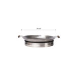 Wok-pann-adapteriga-545-inox-WS-545i Gaasipõöleti Grillpann Wok-pann Cataplana komplektid Pritsmekaitsmed Wok-panni kaaned Gaasipõletid jalgadel Paella pannid Grilpannid